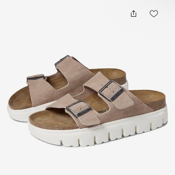Birkenstock Shoes - NWT Papillio by Birkenstock Women’s Arizona Chunky Platform Sandal in Warm Sand